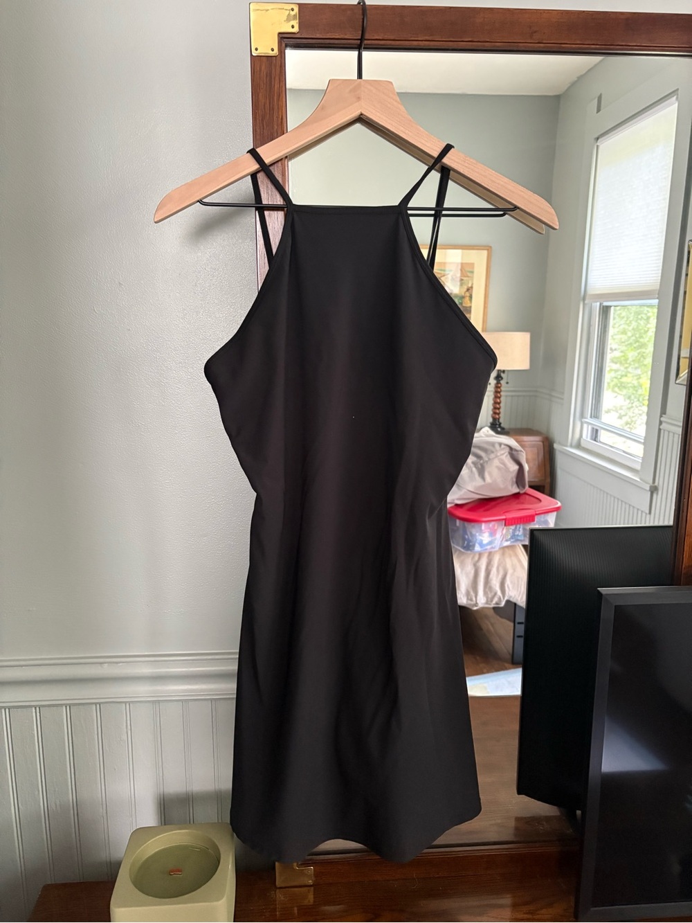 Abercrombie & Fitch Black Mini Halter Dress
